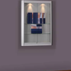 1186 x 250 x 1300 mm Wandvitrine